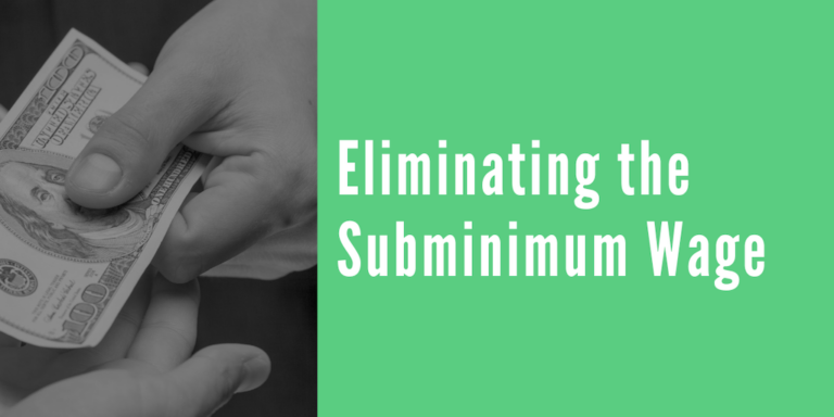 Eliminating The Subminimum Wage - Disability Belongs